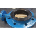 DIN Mono Flanged Vulcanised Rubber Seat Marine Butterfly Valve